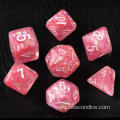 Bescon Dense-Core Polyhedral Dice Set of Mint, Candy Like RPG 7-dice Set
